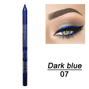 New Color Eye Liner Pencil Long-lasting Waterproof Pigment Green Brown Black Eyeiner Pen Women Fashion Eye Makeup Cosmetic TSLM2