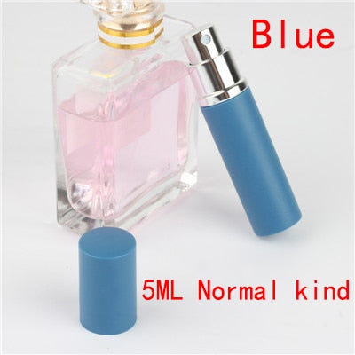 Gradient Blue Perfume Bottle 5ml 9ml 20ml Empty Glass Parfume Atomizer  Travel Cosmetic Refillable Spray Bottle Sample Vials