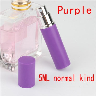  BeautyChen 4 Pack 5ml Portable Mini Refillable Perfume Atomizer  Bottle Perfume Spray Empty Easy to Fill Scent Aftershave Pump Case Travel  Outgoing Purse Multicolor : Beauty & Personal Care